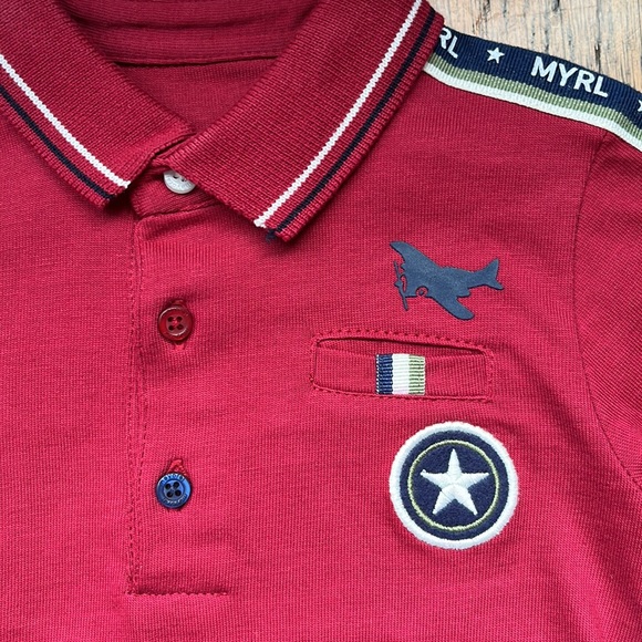 Baby boys 6 month long sleeve polo BNWT - Picture 3 of 3